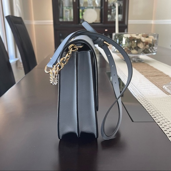 Baby Blue Michael Kors Bag w/strap - Picture 4 of 11